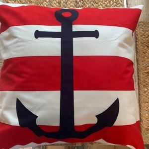 Anchor decorative pillow